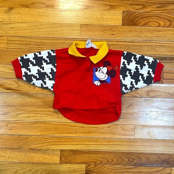 Vintage Mickey & Co. by J.G. Hook Minnie Mouse Sweatshirt Pullover, 2T - Picture 1 of 2
